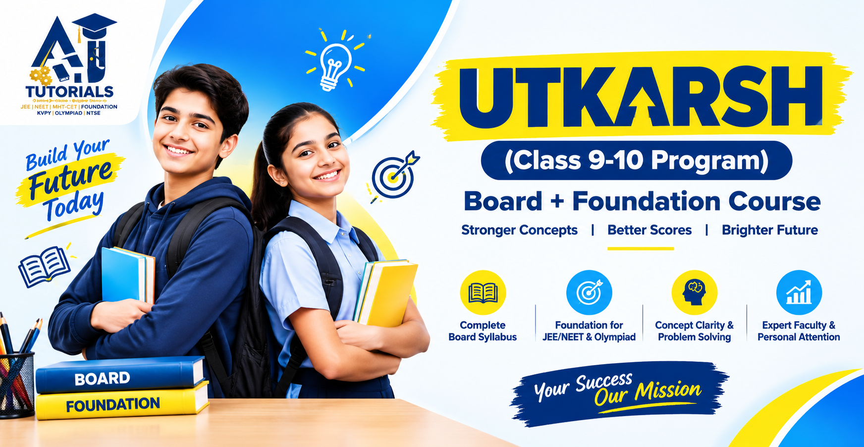 UTKARSH (Class 9-10 Program)(Board + Foundation Course)